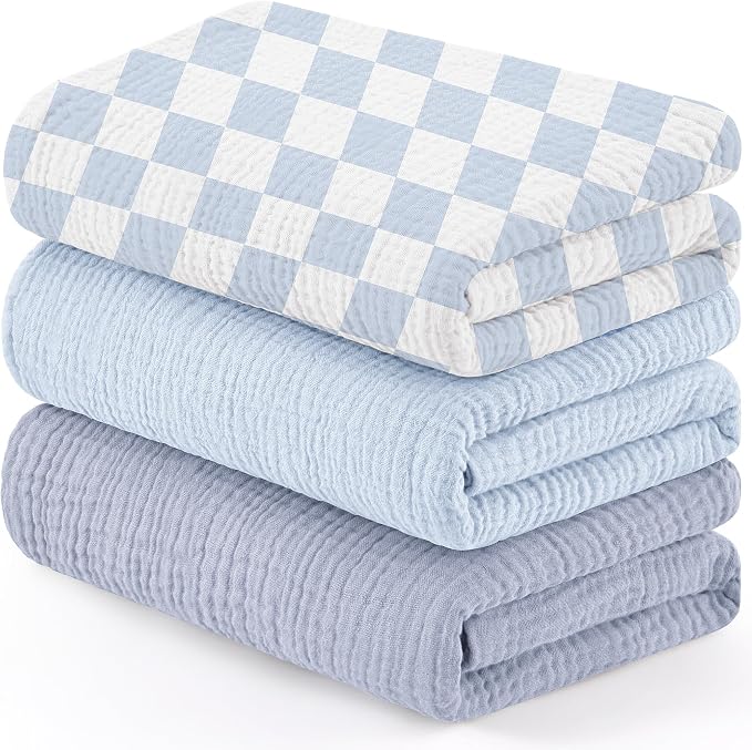 Susurration Muslin Receiving Blanket, 100% Cotton Swaddle Blankets by Susurration