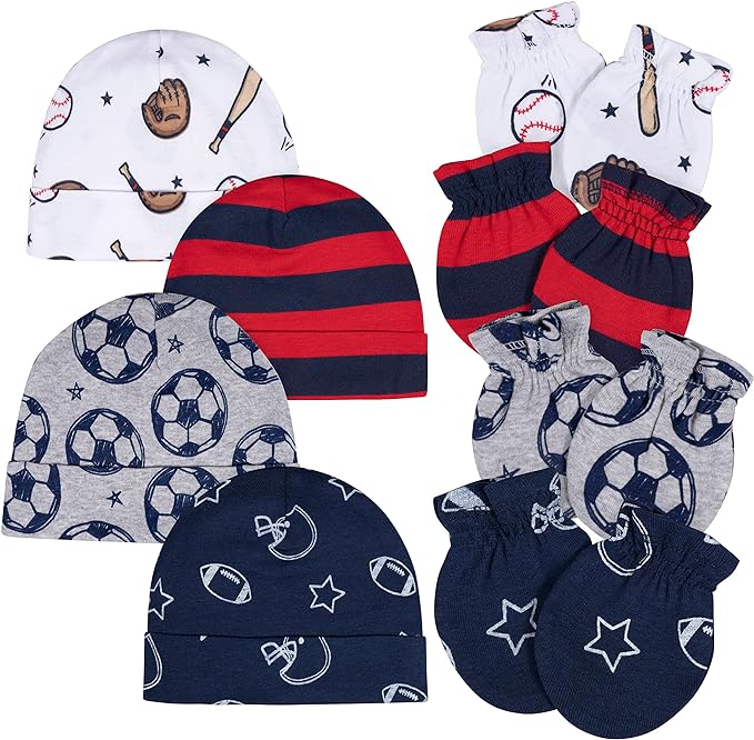 Gerber Baby Boys & Girls Cap and Mitten Sets by Gerber