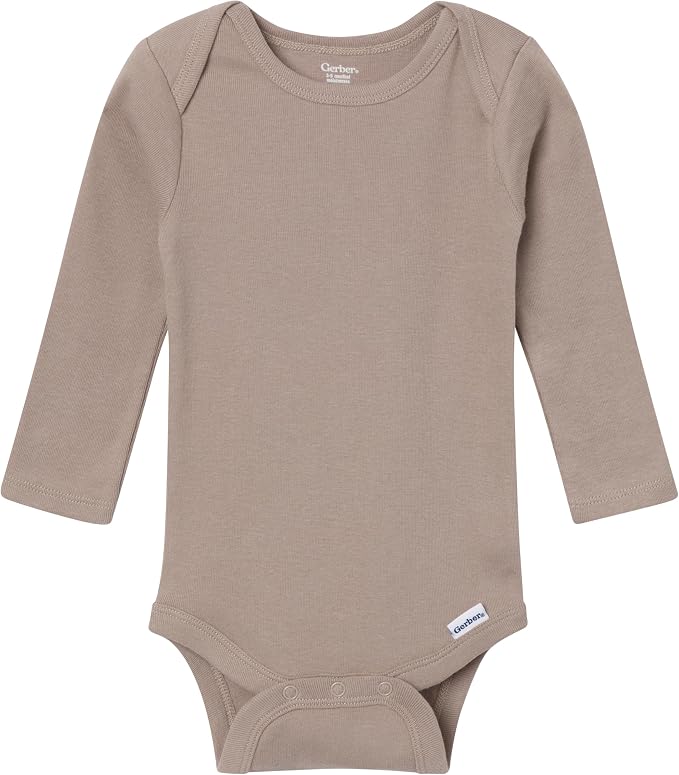 Gerber Baby 6 Pack Long-sleeve Onesies Bodysuit - Image 6