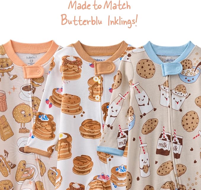 Butterblu Scout Sleep & Play 100% Organic Cotton Footed Zip Front PJs | GOTS - Image 9