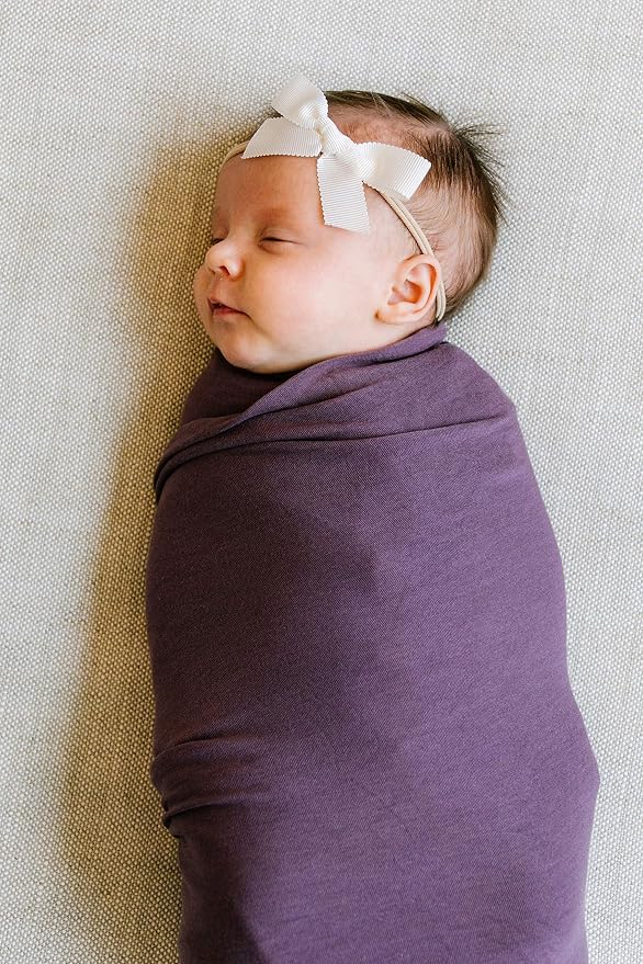 Copper Pearl Swaddle Blankets for Newborns | Soft Stretchy Receiving Blankets - Image 4