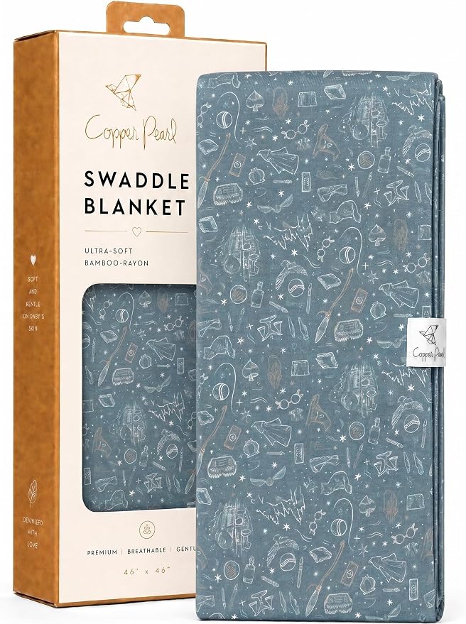 Copper Pearl Swaddle Blankets for Newborns | Soft Stretchy Receiving Blankets by CopperPearl