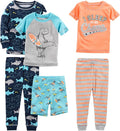 Simple Joys by Carter's Girls 6-piece Snug Fit Cotton Pajama Set by SimpleJoysbyCarters