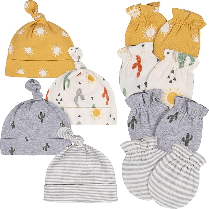 Gerber Baby Boys & Girls Cap and Mitten Sets by Gerber