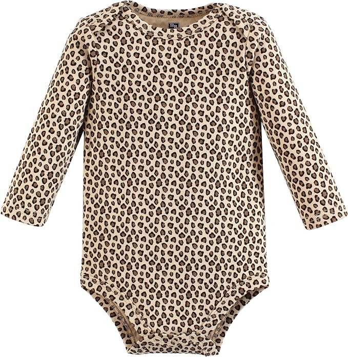 Hudson Baby Baby Girls' Cotton Long-sleeve Bodysuits 3-pack - Image 5