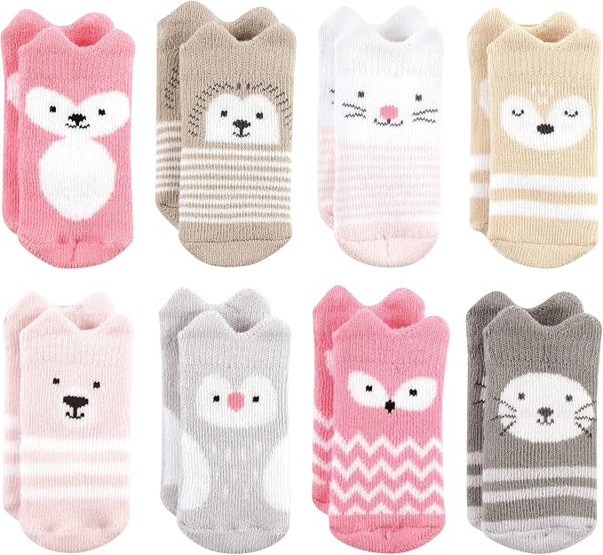 Hudson Baby Baby 8-pack Cotton Rich Newborn and Terry Socks by HudsonBaby
