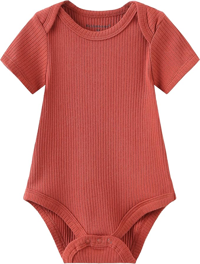 Kiddiezoom Newborn Baby Unisex Cotton One-Piece Bodysuits Baby Gift 5-Pack Baby - Image 3