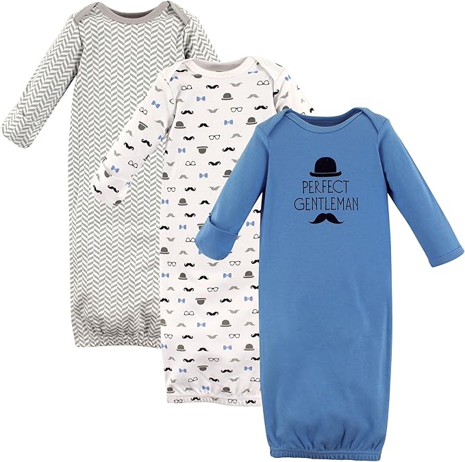 Hudson Baby unisex-baby Cotton Gowns by HudsonBaby