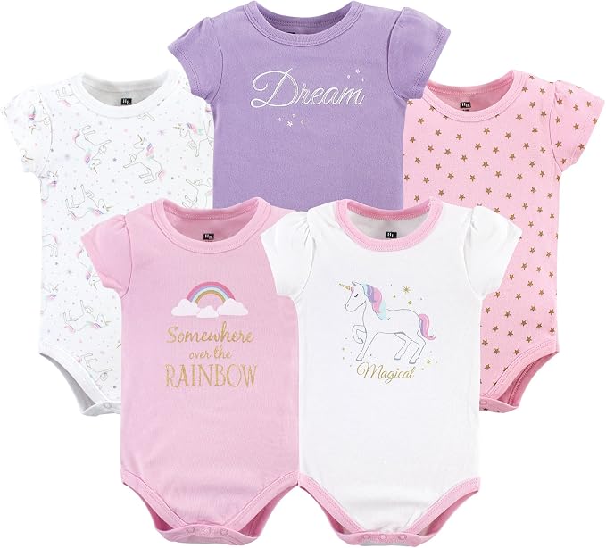 Hudson Baby Unisex Baby Cotton Bodysuits by HudsonBaby