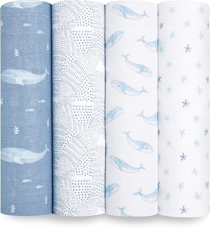 aden + anais Swaddle Blanket, 100% Organic Cotton Blankets by adenanais