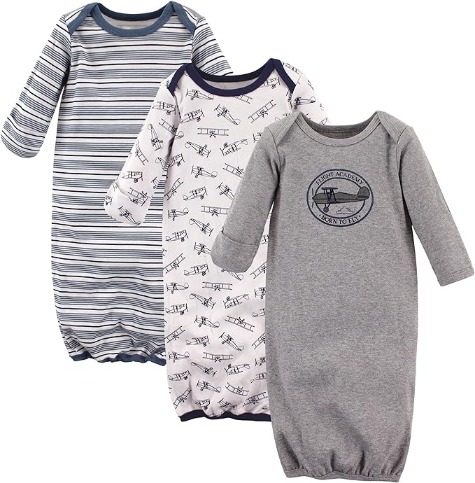 Hudson Baby unisex-baby Cotton Gowns by HudsonBaby