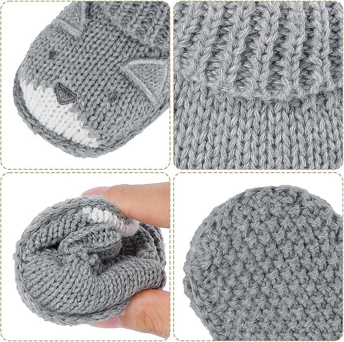 Newborn Knit Booties Soft Baby Sock Boots - Image 2