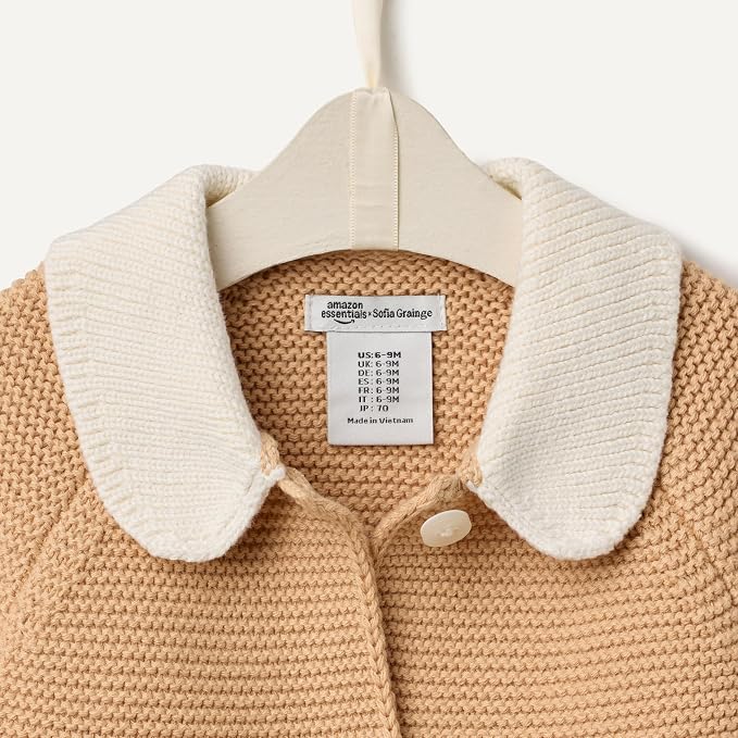 Amazon Essentials x Sofia Grainge Unisex Toddlers and Babies' Peter Pan Collar - Image 5