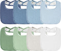 Muslin Baby Bibs 6-Pack Baby Drool Bandana Bibs by Kewlife+gift