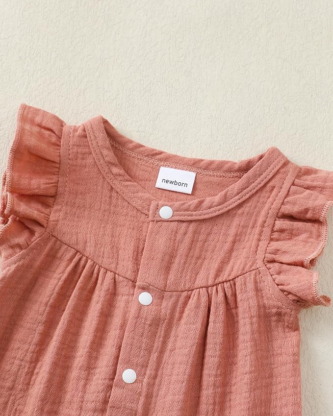 Newborn Baby Girl Clothes Outfits One-Piece Romper Preemie-18Month | Cute Baby - Image 4