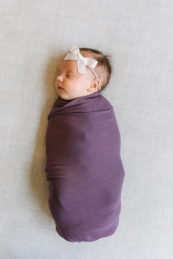 Copper Pearl Swaddle Blankets for Newborns | Soft Stretchy Receiving Blankets - Image 9