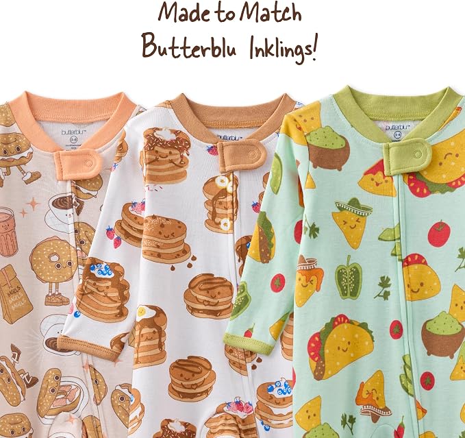 Butterblu Scout Sleep & Play 100% Organic Cotton Footed Zip Front PJs | GOTS - Image 8