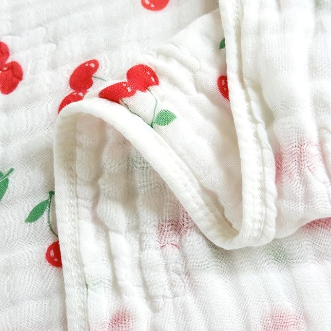 REPRECONF Muslin Baby Blanket 2 Pack, 6 Layer Cotton Swaddle Blanket 43x43 | - Image 7