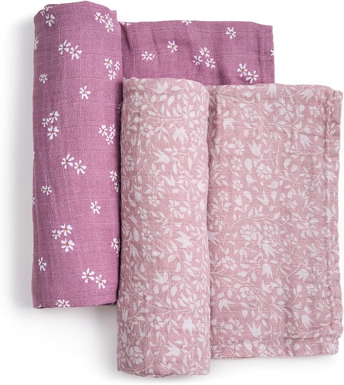 aden + anais Boutique 100% Organic Cotton Muslin Swaddle, Breathable Baby - Image 2