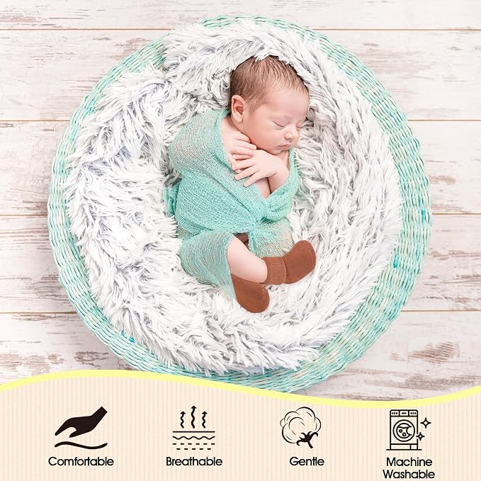 8 Pairs Newborn Socks Thick Cotton Terry Turn Cuff Baby Socks 0-6 Months Cute - Image 4