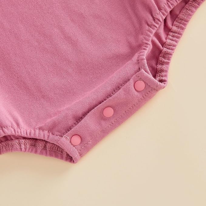 Baby Boy Girl Bubble Romper Short Sleeve Collar Summer Bodysuit - Image 6