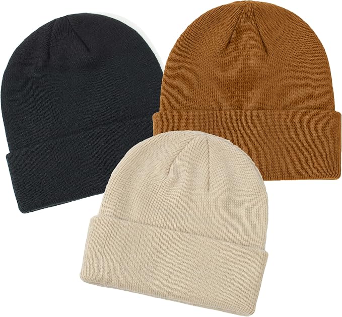 YMYDYFC Baby Beanie 3Pack Toddler Beanie Baby Winter Hats Boy&Girl 0-6Years | - Image 2