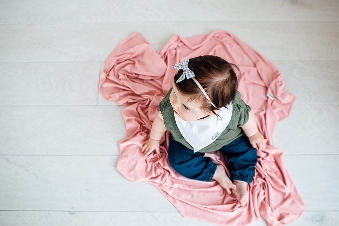 Copper Pearl Swaddle Blankets for Newborns | Soft Stretchy Receiving Blankets - Image 7