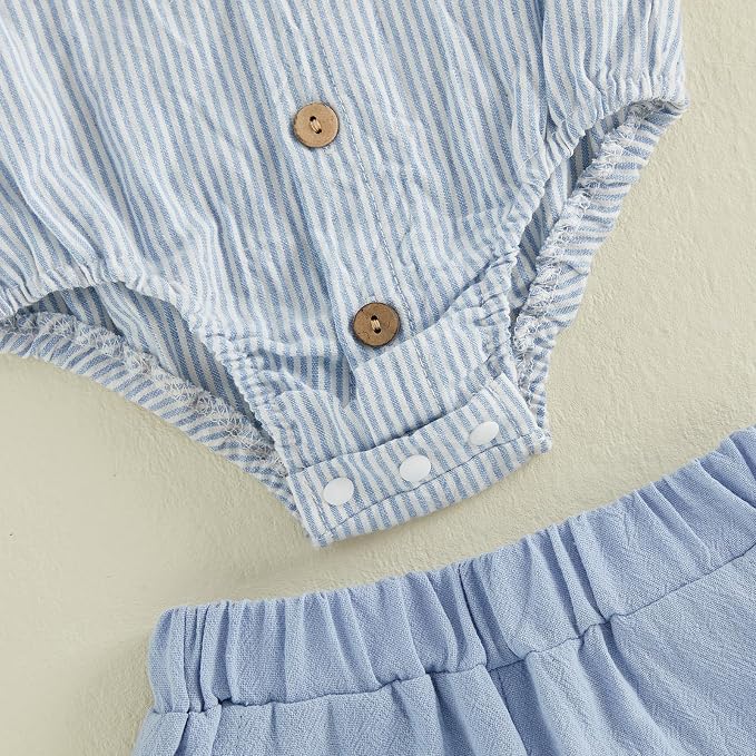 PUHHAPIEY Baby Boy Gentleman Wedding Outfit Dress Romper Suspender Pants | 0 3 - Image 6