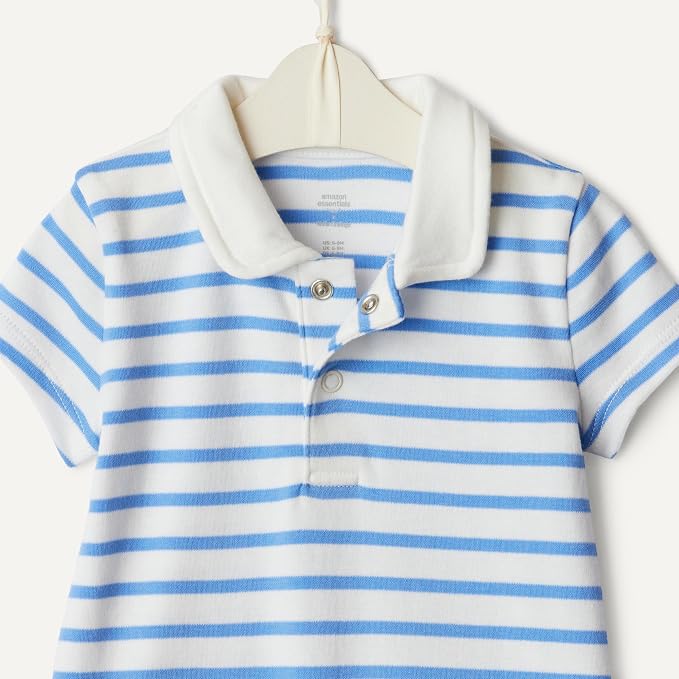 Amazon Essentials x Sofia Grainge Baby Boys' Short Sleeve Cotton Romper - Image 5