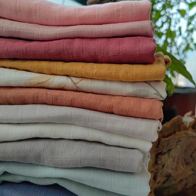 POMISO Muslin Swaddle Blankets for Boys & Girls, Newborn Receiving Blankets - Image 8