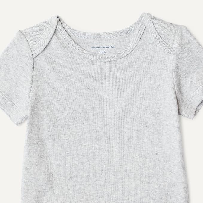 Amazon Essentials Unisex Babies' Short-Sleeve Bodysuits - Image 4