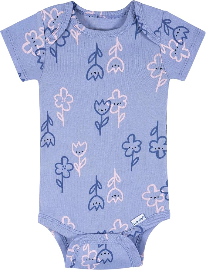 Onesies Brand Baby Girls' 8-pack Short Sleeve Mix & Match Bodysuits - Image 5