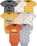 Gerber Baby Boys & Girls 8-Pack Short Sleeve Onesies Bodysuits by Gerber