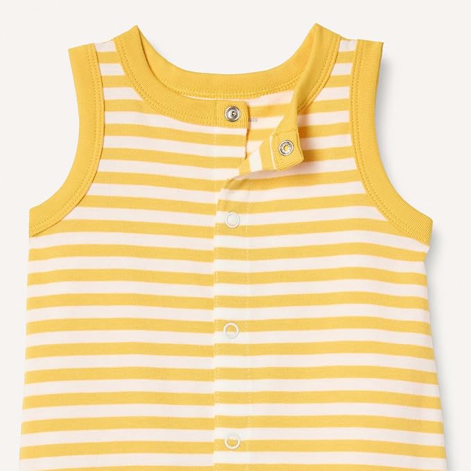 Amazon Essentials Unisex Babies' Cotton Jersey Sleeveless and Short-Sleeve - Image 3