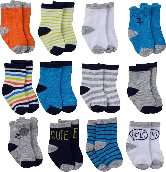 Onesies Brand Baby Boys & Girls 12 Pair Bootie Socks by OnesiesBrand