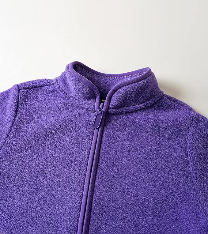 Toddler Boys Girls Fleece Jacket Lightweight Fall Spring 2-12 Years - Image 4
