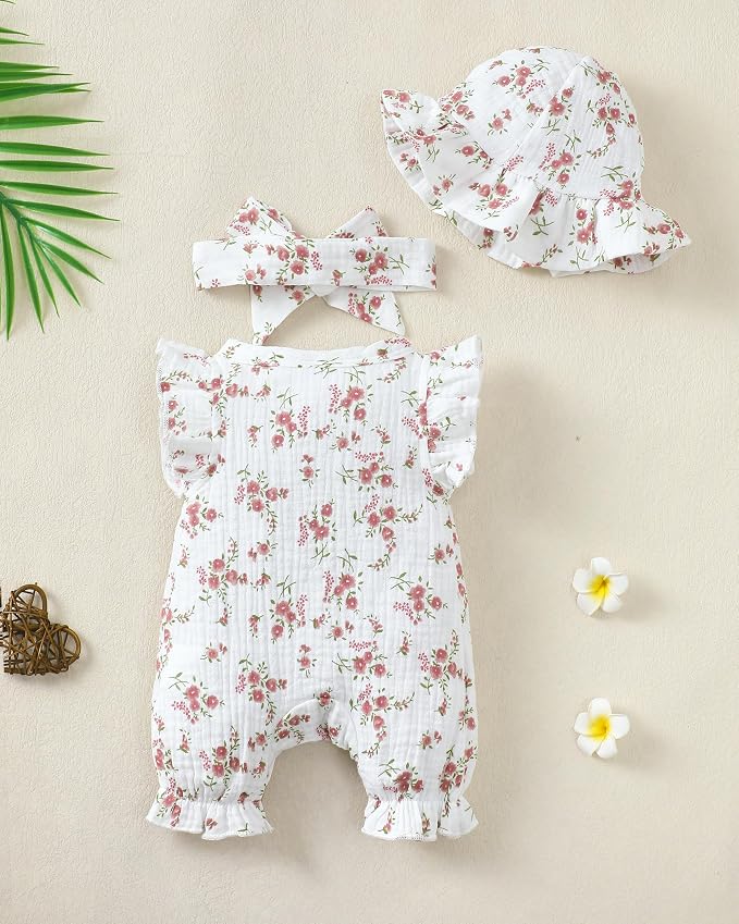 Newborn Baby Girl Clothes Outfits One-Piece Romper Preemie-18Month | Cute Baby - Image 3
