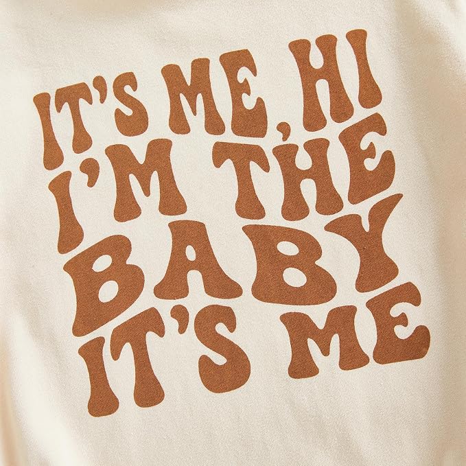 Newborn Baby Boy Girl Summer Clothes Funny Print Sweatshirt Romper Oversized - Image 5
