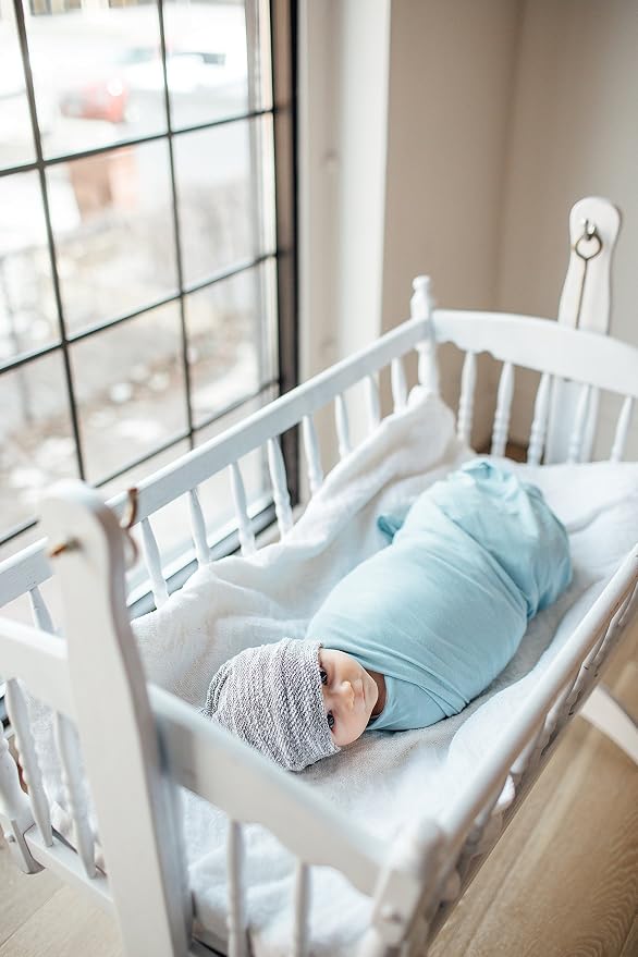 Copper Pearl Swaddle Blankets for Newborns | Soft Stretchy Receiving Blankets - Image 4