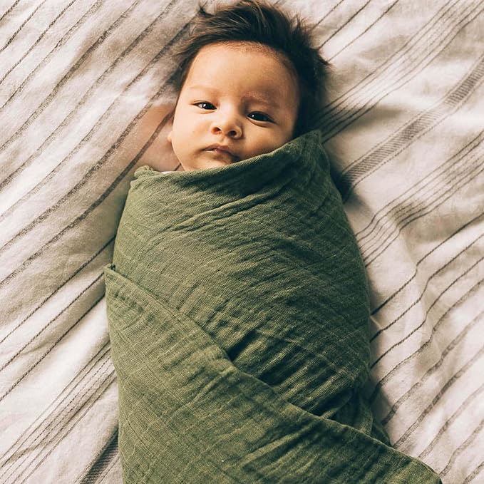 Little Unicorn Premium Cotton Swaddle Baby Blanket | Breathable Fabric | - Image 7