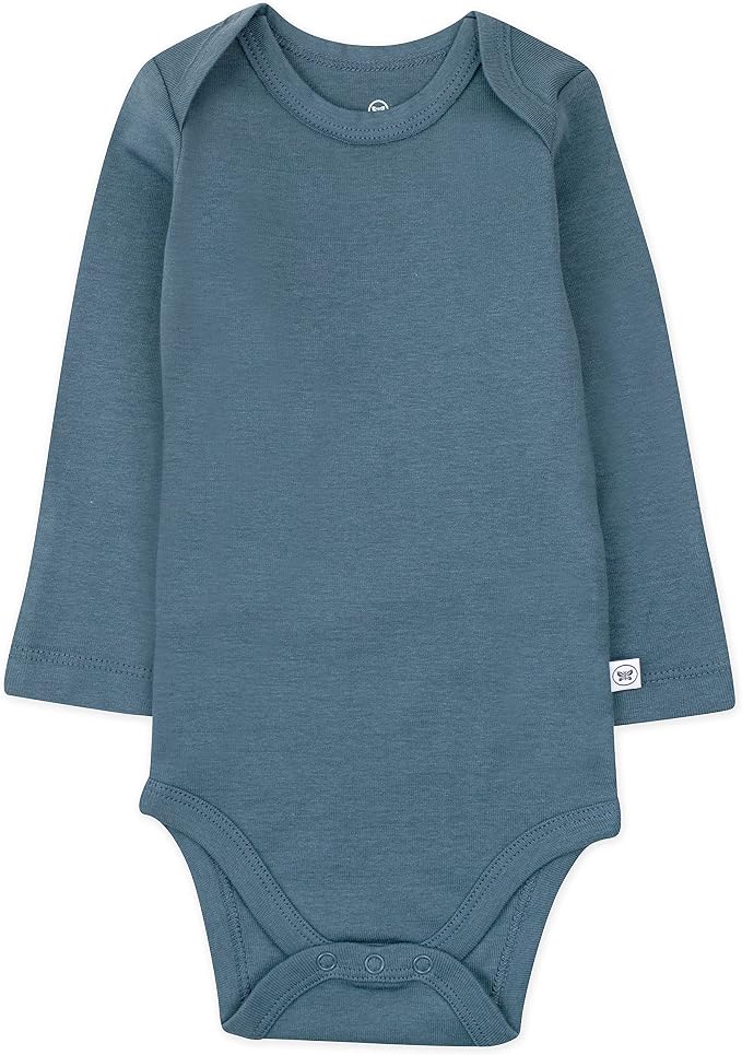 HonestBaby baby-girls 5-pack Long Sleeve Bodysuits One Piece 100% Organic Cotton - Image 5