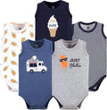 Hudson Baby Unisex Baby Cotton Sleeveless Bodysuits by HudsonBaby
