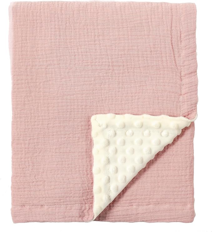CREVENT 30''X40'' Organic Muslin Cotton Baby Blanket by CREVENT