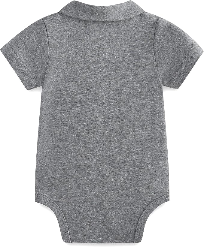 Baby Girl Collared Onsie Polo Bodysuit Boy Cotton Romper Short Sleeve 0~24M - Image 2