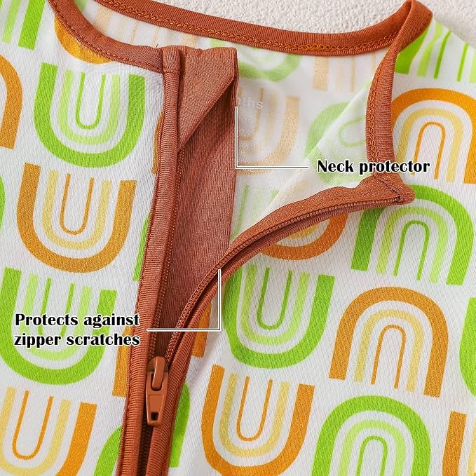 OPAWO Bamboo Sleepers for Baby Boy Pajamas Bamboo Pajamas Baby Romper 0-24M | 2 - Image 5