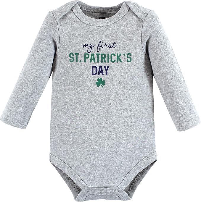 Hudson Baby baby-boys Cotton Long-sleeve Bodysuits 3-pack - Image 3