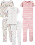 Simple Joys by Carter's Girls 6-piece Snug Fit Cotton Pajama Set by SimpleJoysbyCarters