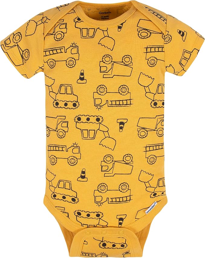Gerber Baby Boys 8-Pack Short Sleeve Onesies Bodysuits - Image 4