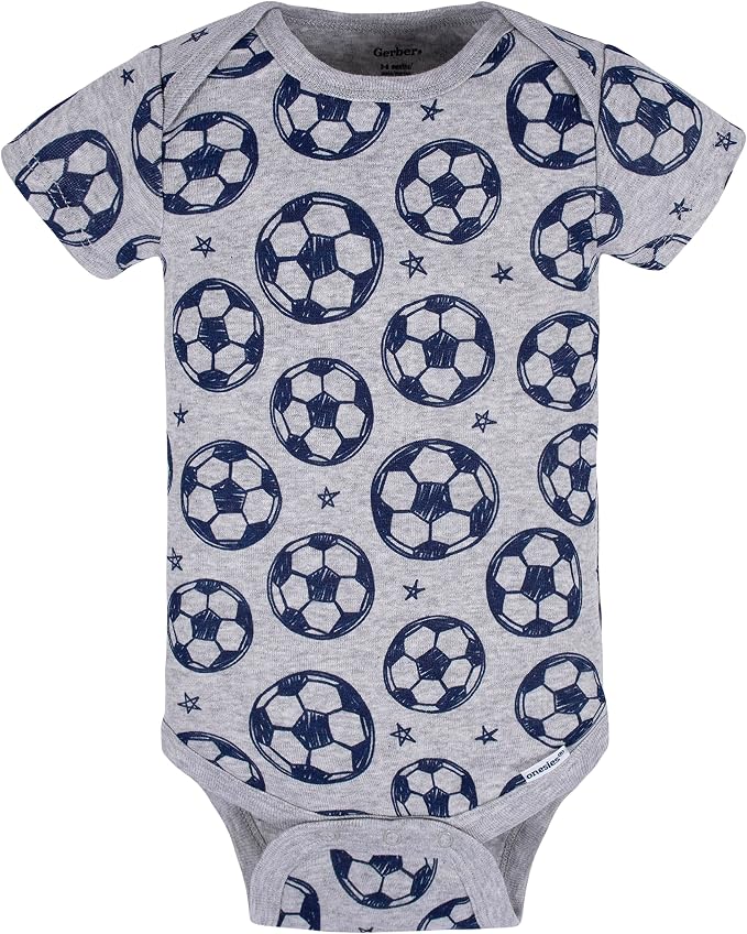Gerber Baby Boys 8-Pack Short Sleeve Onesies Bodysuits - Image 5