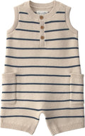 little planet by carter's Unisex Baby Waffle Knit Button-Front Jumpsuit made by LittlePlanet